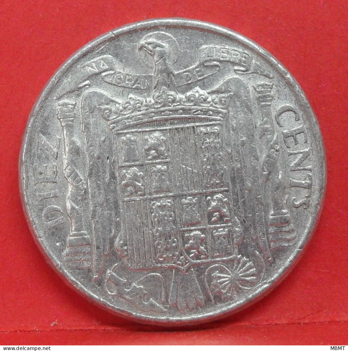 10 Centimos 1953 - TTB - Pièce Monnaie Espagne - Article N°2207 - 10 Centesimi