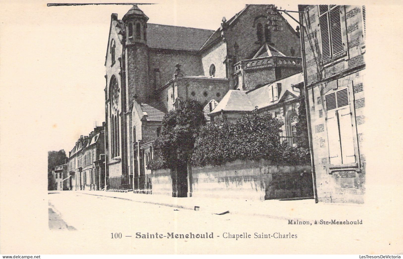 FRANCE - 51 - SAINTE MENEHOULD - Chapelle Saint Charles - Carte Postale Ancienne - Sainte-Menehould