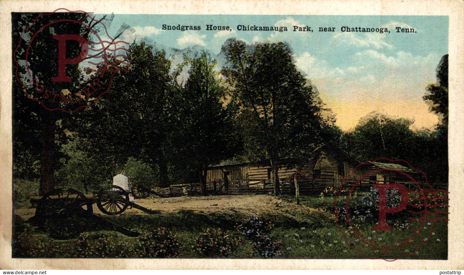 USA. SNOSGRASS HOUSE, CHICKAMAUGA PARK, NEAR CHATTANOOGA, TENN - Chattanooga