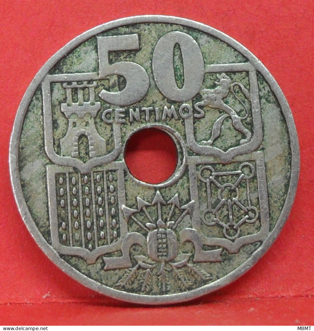 50 Centimos 1949 étoile 51 - TTB - Pièce Monnaie Espagne - Article N°2214 - 50 Centimos