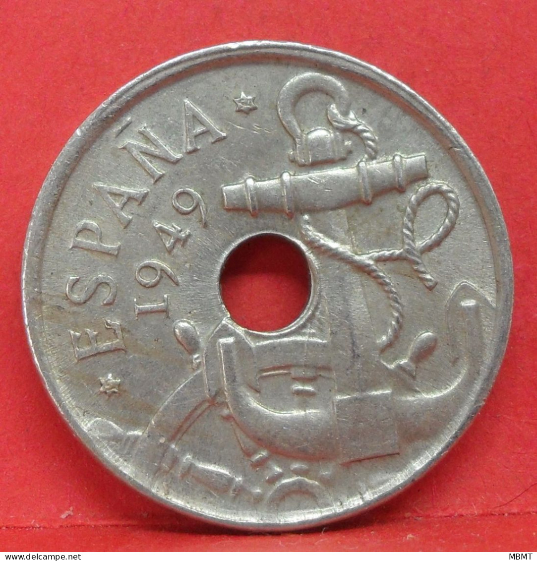 50 Centimos 1949 étoile 54 - SUP - Pièce Monnaie Espagne - Article N°2216 - 50 Céntimos