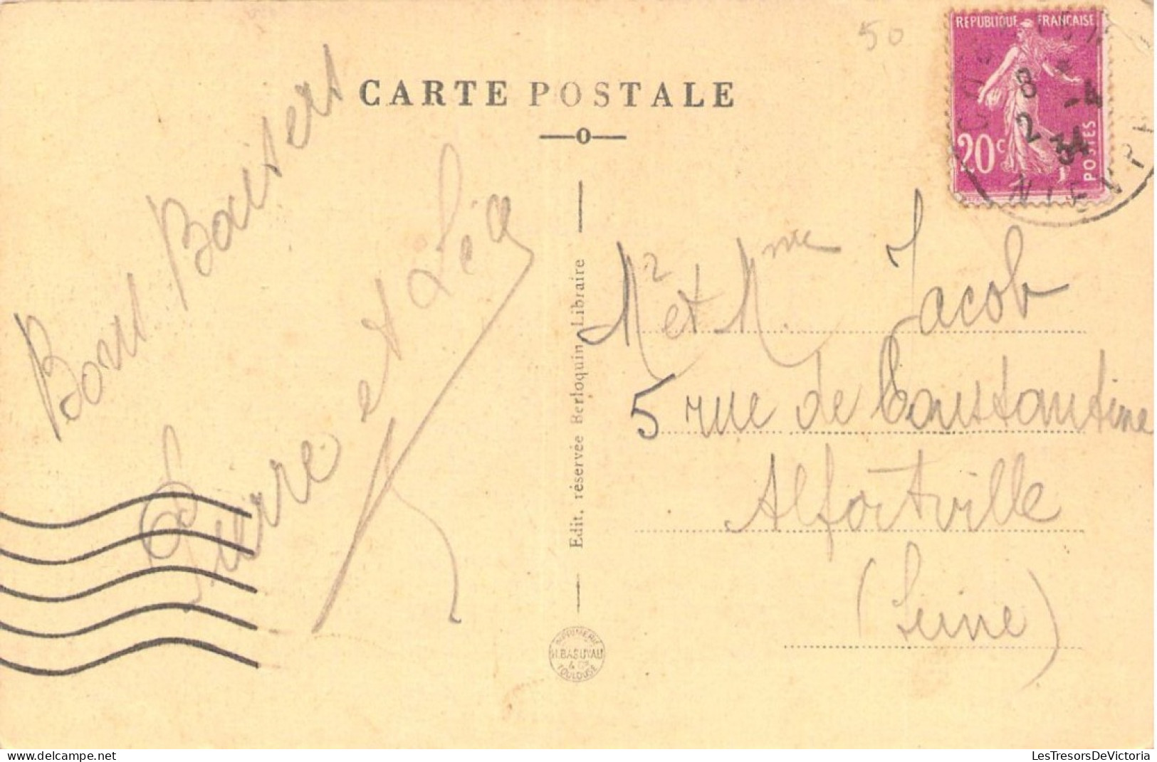 FRANCE - 58 - Etang De Vaux  - Carte Postale Ancienne - Andere & Zonder Classificatie