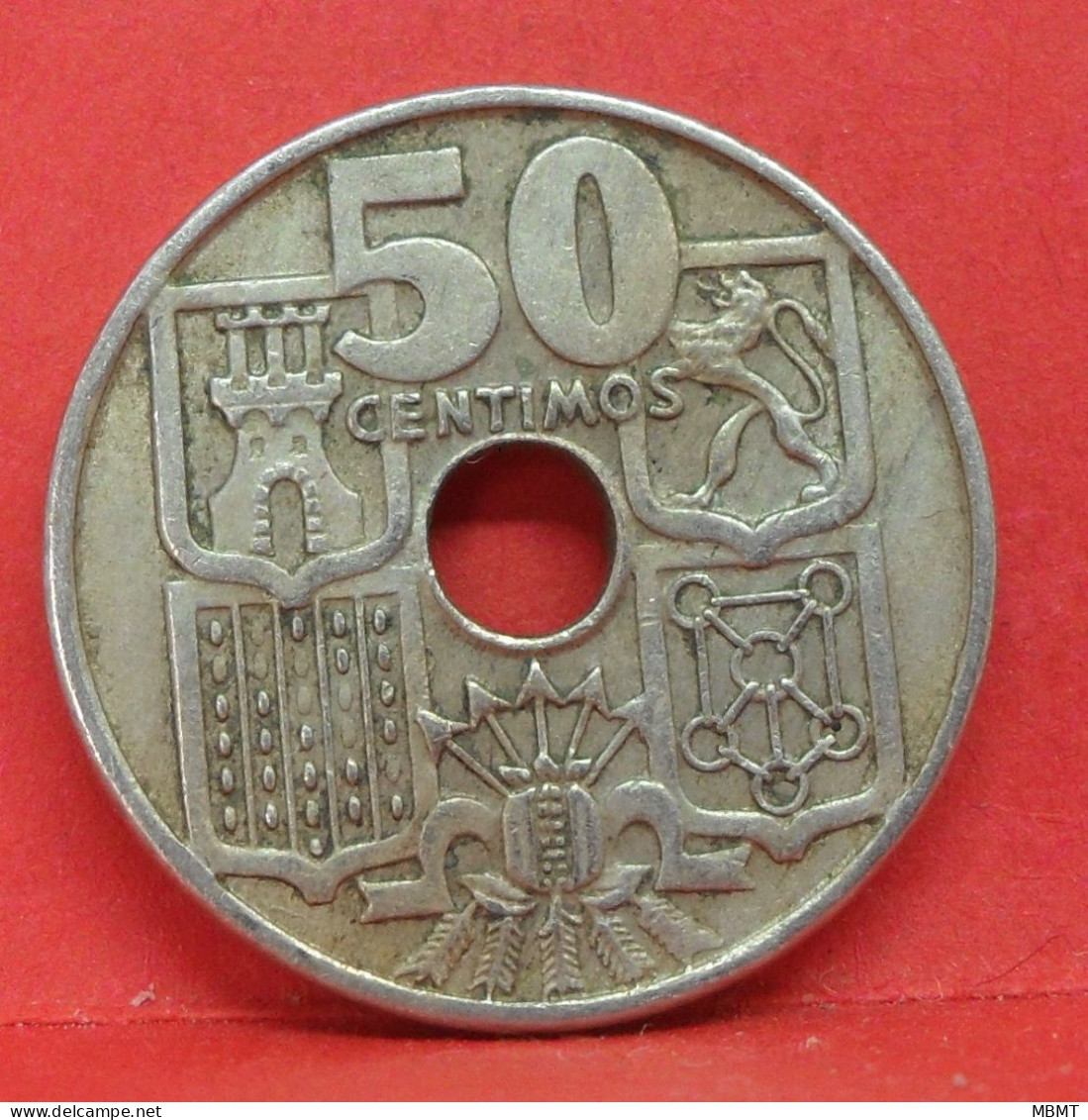 50 Centimos 1949 étoile 56 - TTB - Pièce Monnaie Espagne - Article N°2217 - 50 Centiem