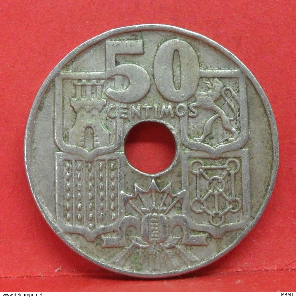 50 Centimos 1963 étoile 64 - TB - Pièce Monnaie Espagne - Article N°2220 - 50 Centimos