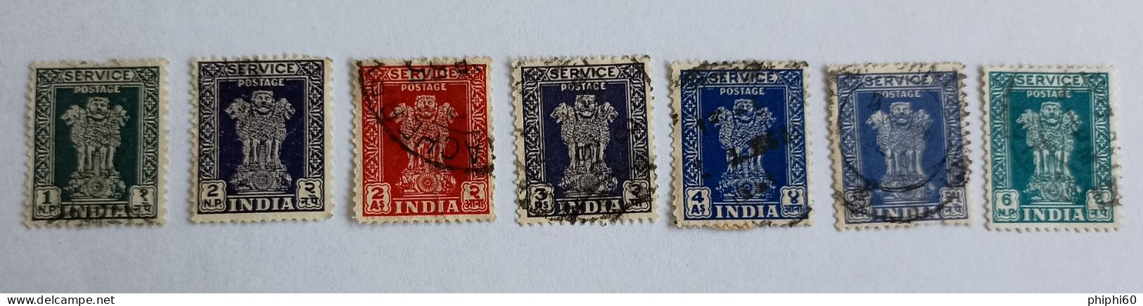 INDIA - Service Postage - Collections, Lots & Séries