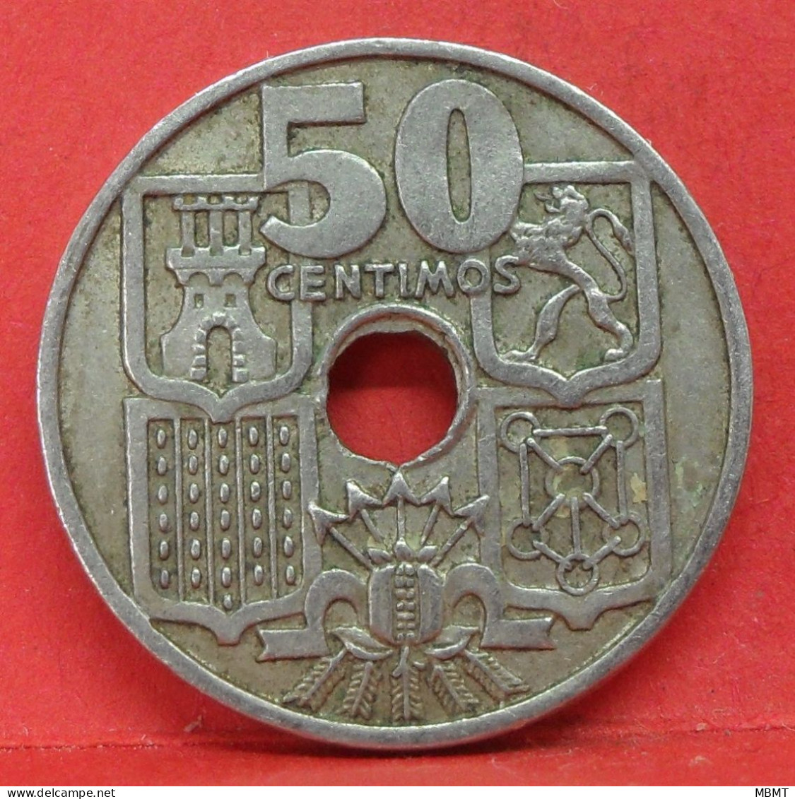 50 Centimos 1963 étoile 65 - TB - Pièce Monnaie Espagne - Article N°2222 - 50 Céntimos