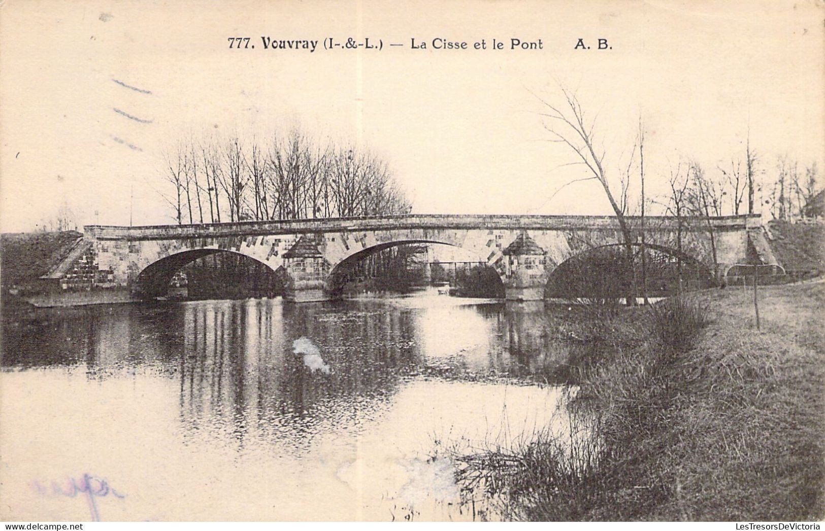 FRANCE - 37 - VOUVRAY - La Cisse Et Le Pont - Carte Postale Ancienne - Vouvray