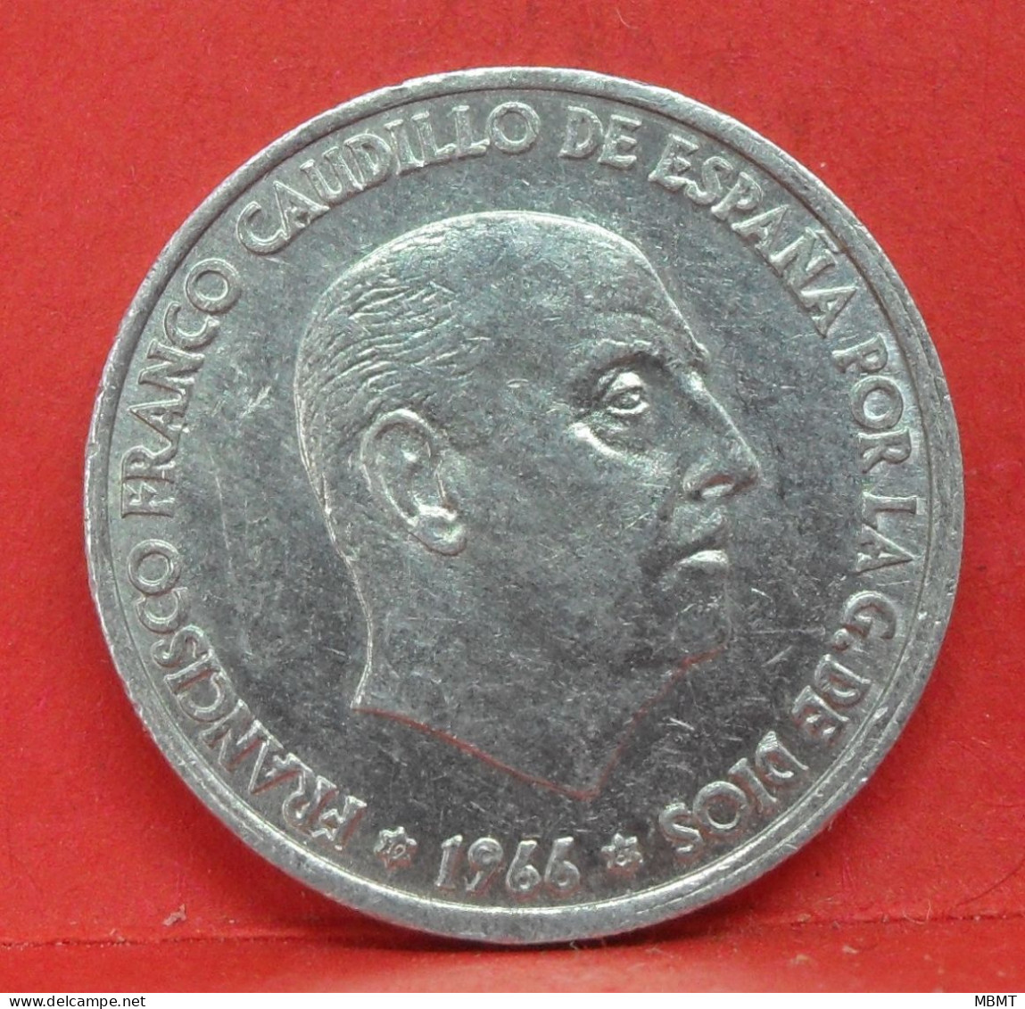 50 Centimos 1966 étoile 67 - TTB - Pièce Monnaie Espagne - Article N°2224 - 50 Centimos
