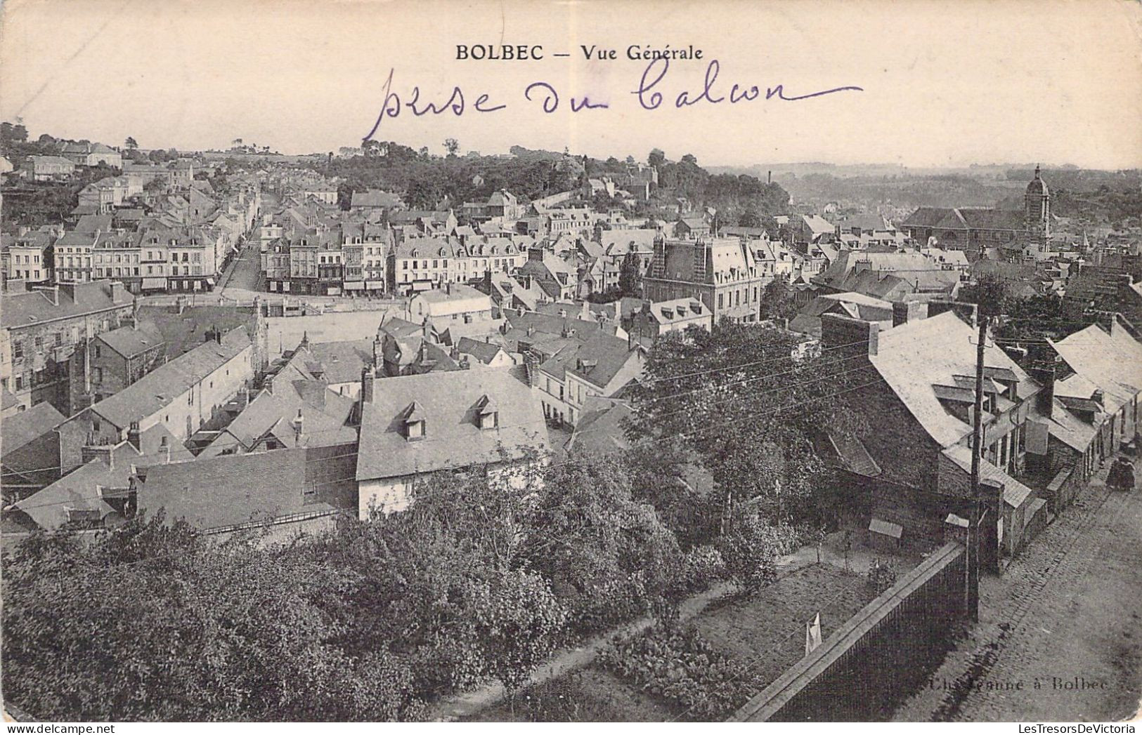 FRANCE - 76 - BOLBEC - Vue Générale  - Carte Postale Ancienne - Bolbec