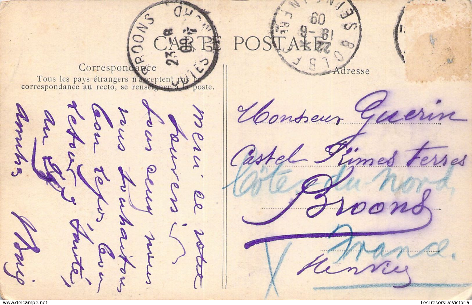 FRANCE - 76 - BOLBEC - Vue Générale  - Carte Postale Ancienne - Bolbec
