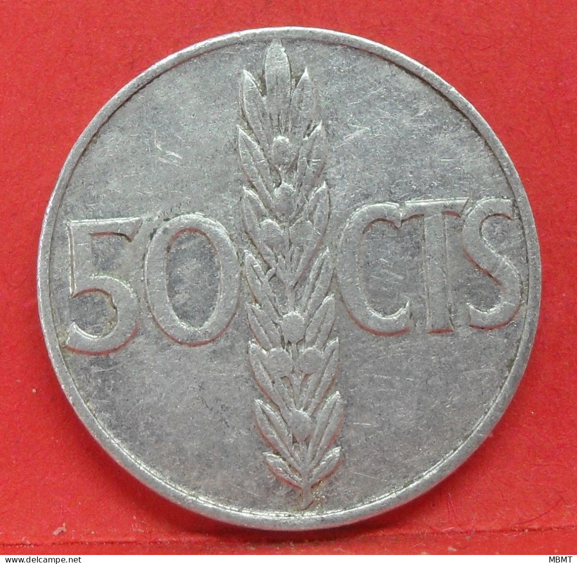 50 Centimos 1966 étoile 71 - TB - Pièce Monnaie Espagne - Article N°2227 - 50 Centiem