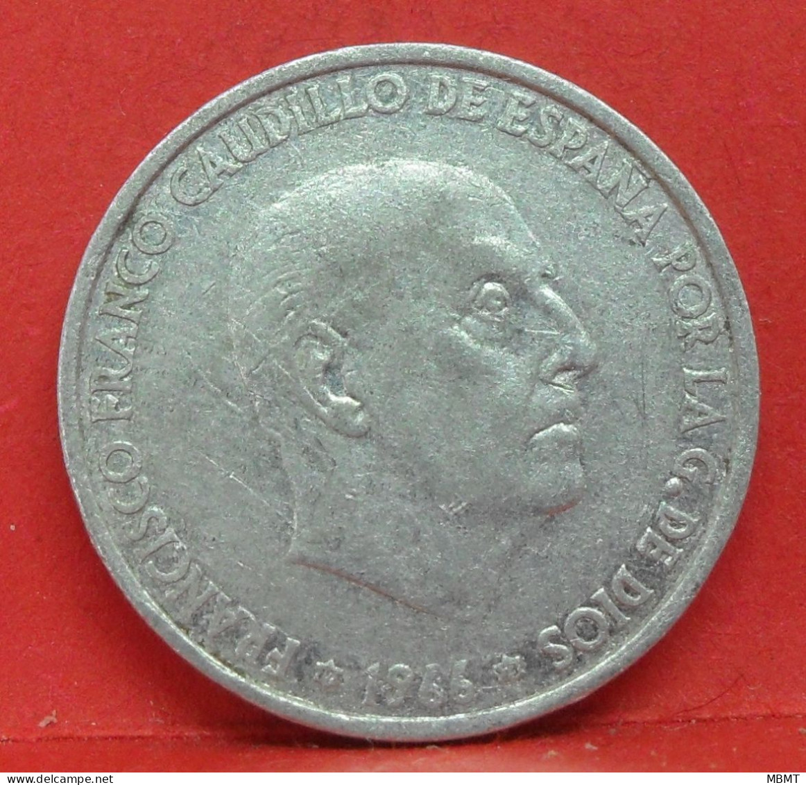 50 Centimos 1966 étoile 71 - TB - Pièce Monnaie Espagne - Article N°2227 - 50 Centimos