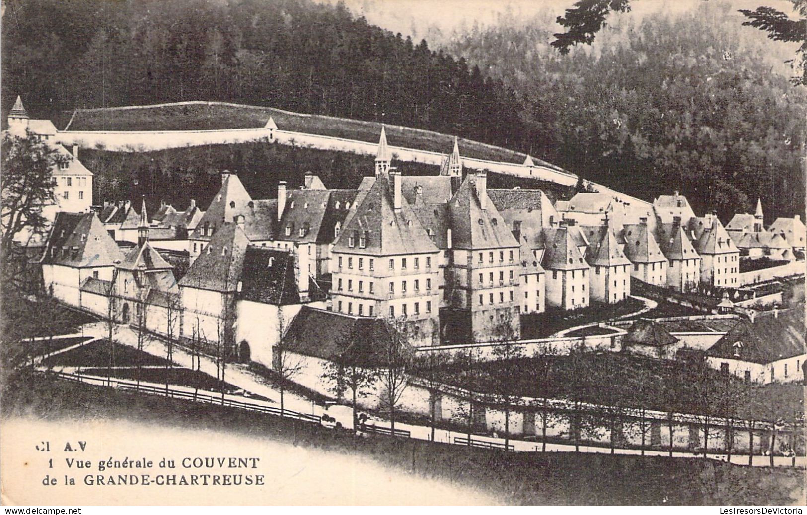 FRANCE - 38 - Vue Générale Du Couvent De La Grande Chartreuse - Carte Postale Ancienne - Autres & Non Classés