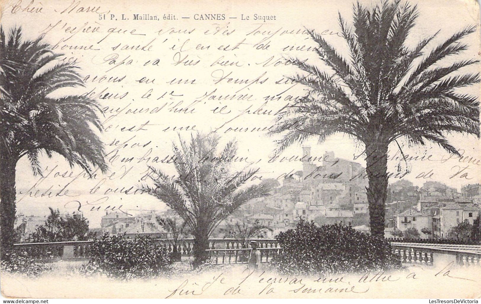 FRANCE - 06 - CANNES - Le Suquet - Carte Postale Ancienne - Cannes