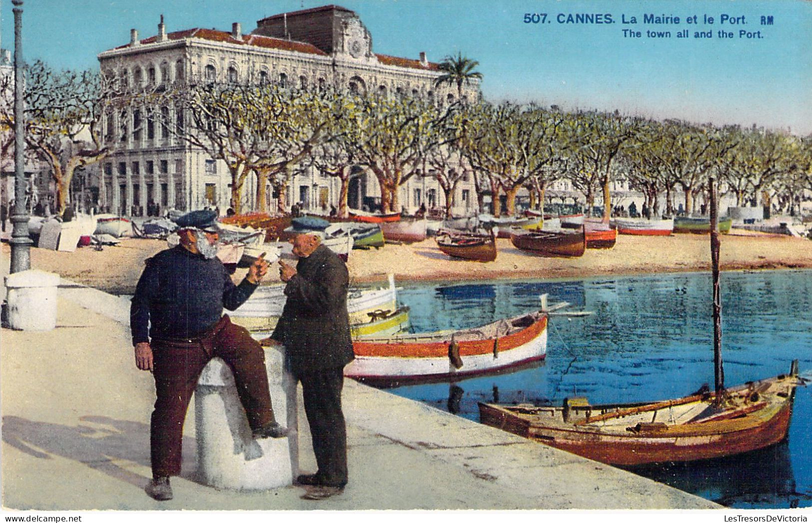 FRANCE - 06 - CANNES - La Mairie Et Le Port - Carte Postale Ancienne - Cannes