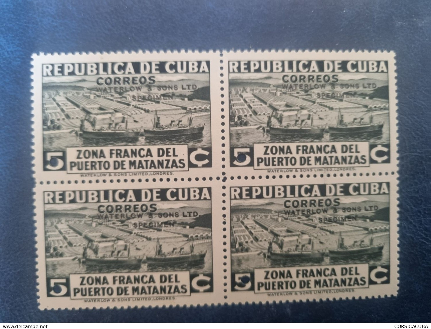 CUBA  NEUF  1936   ZONA  FRANCA  MATANZAS  //  PARFAIT  ETAT  //  1er  CHOIX  // épreuve ( Proof ) - Ongebruikt