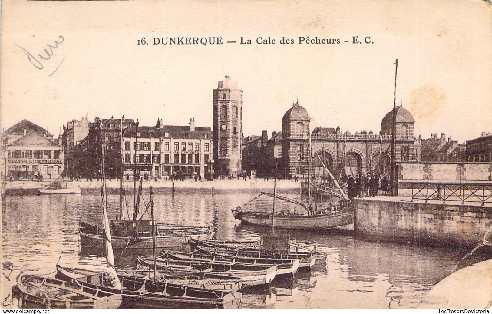 FRANCE - 59 - DUNKERQUE - La Cale Des Pêcheurs - EC - Carte Postale Ancienne - Dunkerque