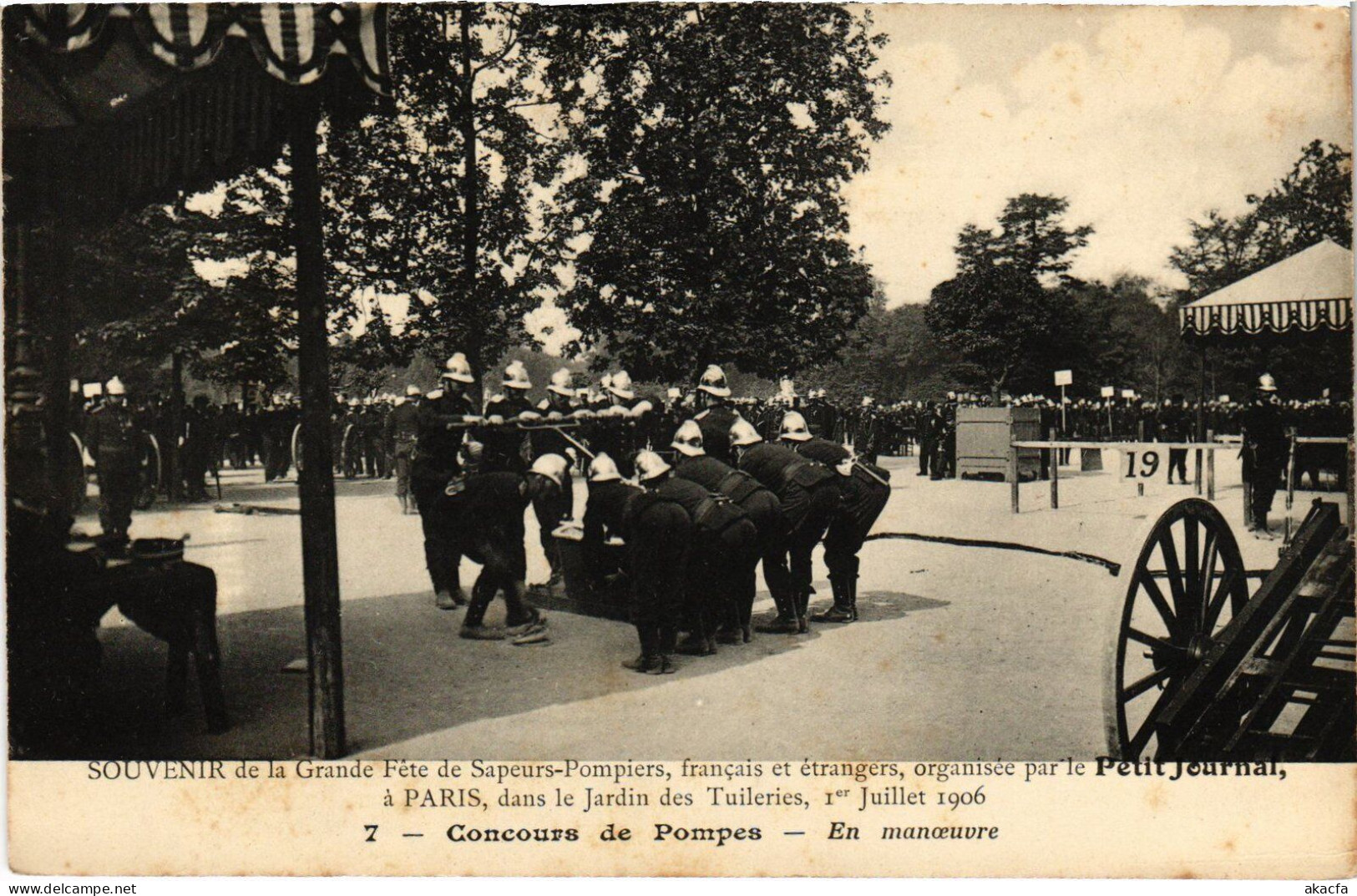 PC FIREFIGHTERS SAPEURS-POMPIERS DE PARIS CONCOURS DE POMPES (a41100) - Sapeurs-Pompiers