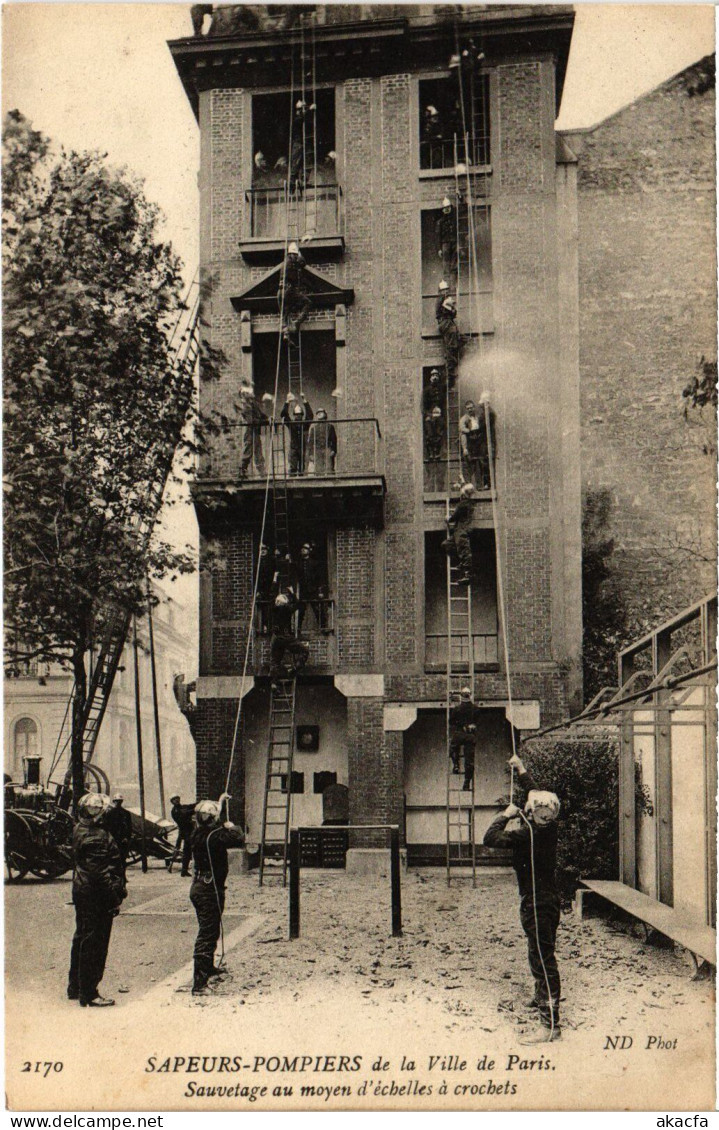 PC FIREFIGHTERS SAPEURS-POMPIERS DE PARIS SAUVETAGE (a41113) - Sapeurs-Pompiers