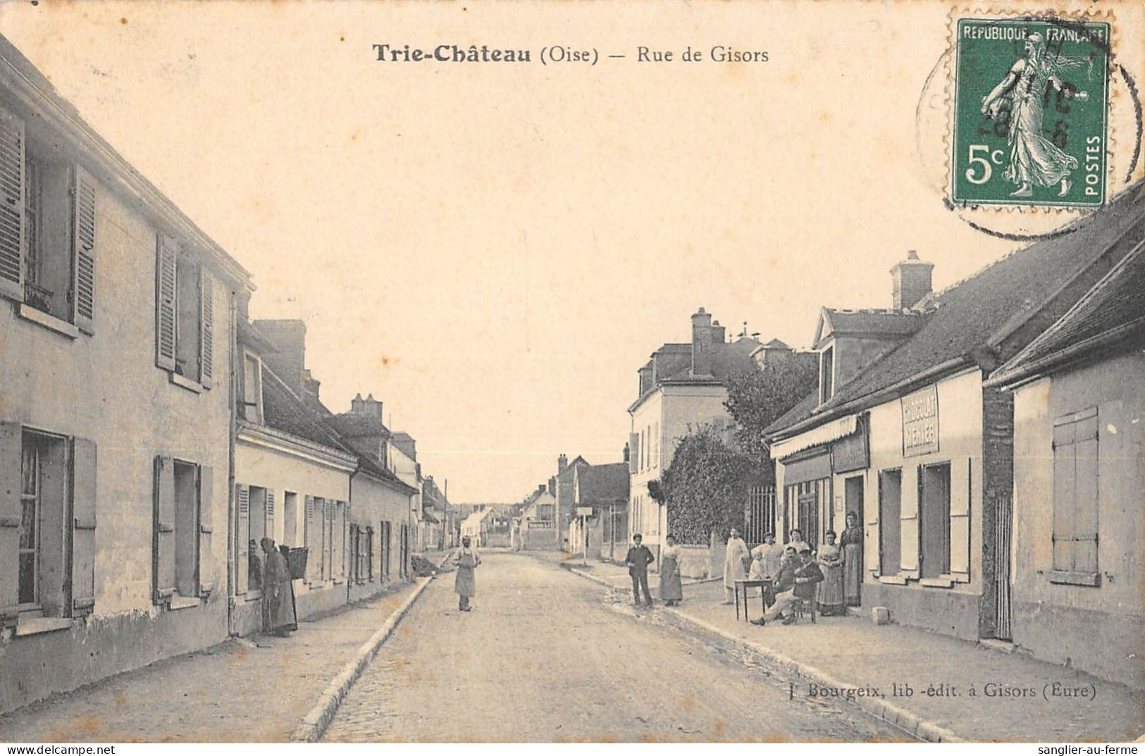 CPA 60 TRIE CHATEAU / RUE DE GISORS - Other & Unclassified