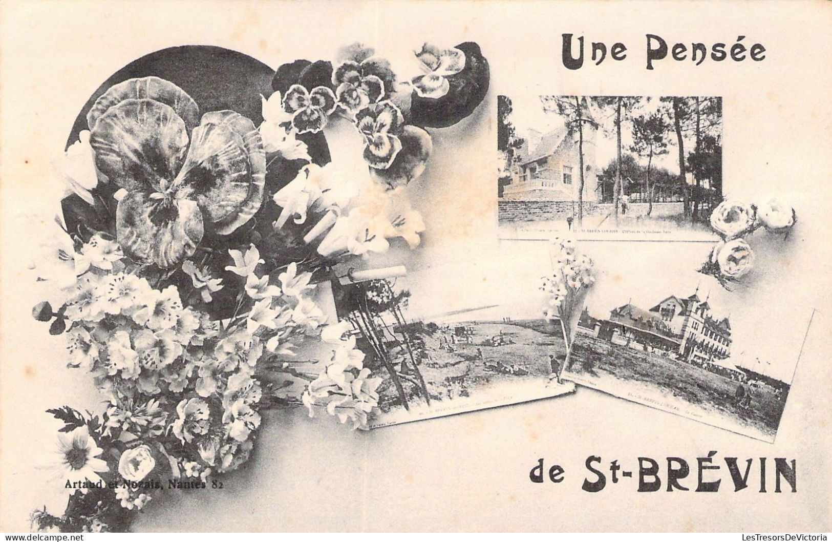 FRANCE - 44 - Une Pensée De Saint Brévin - Carte Postale Ancienne - Saint-Brevin-les-Pins