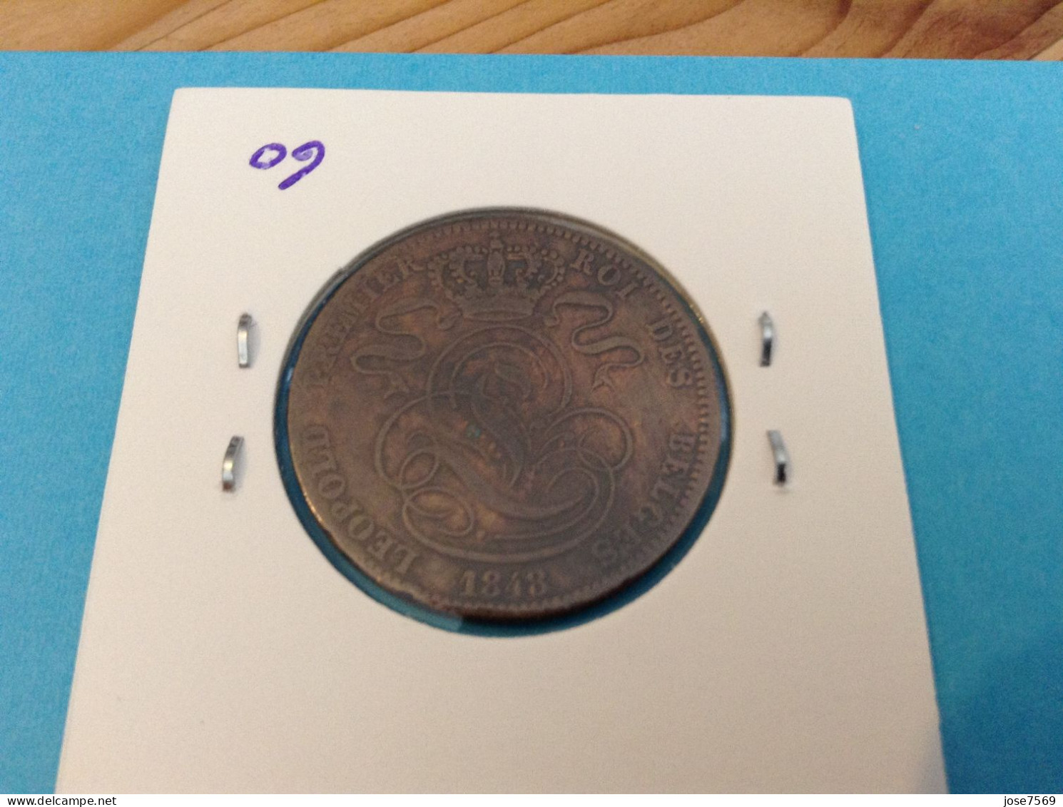 België Leopold I 5 Cent 1848. (Morin 75) - 5 Cents