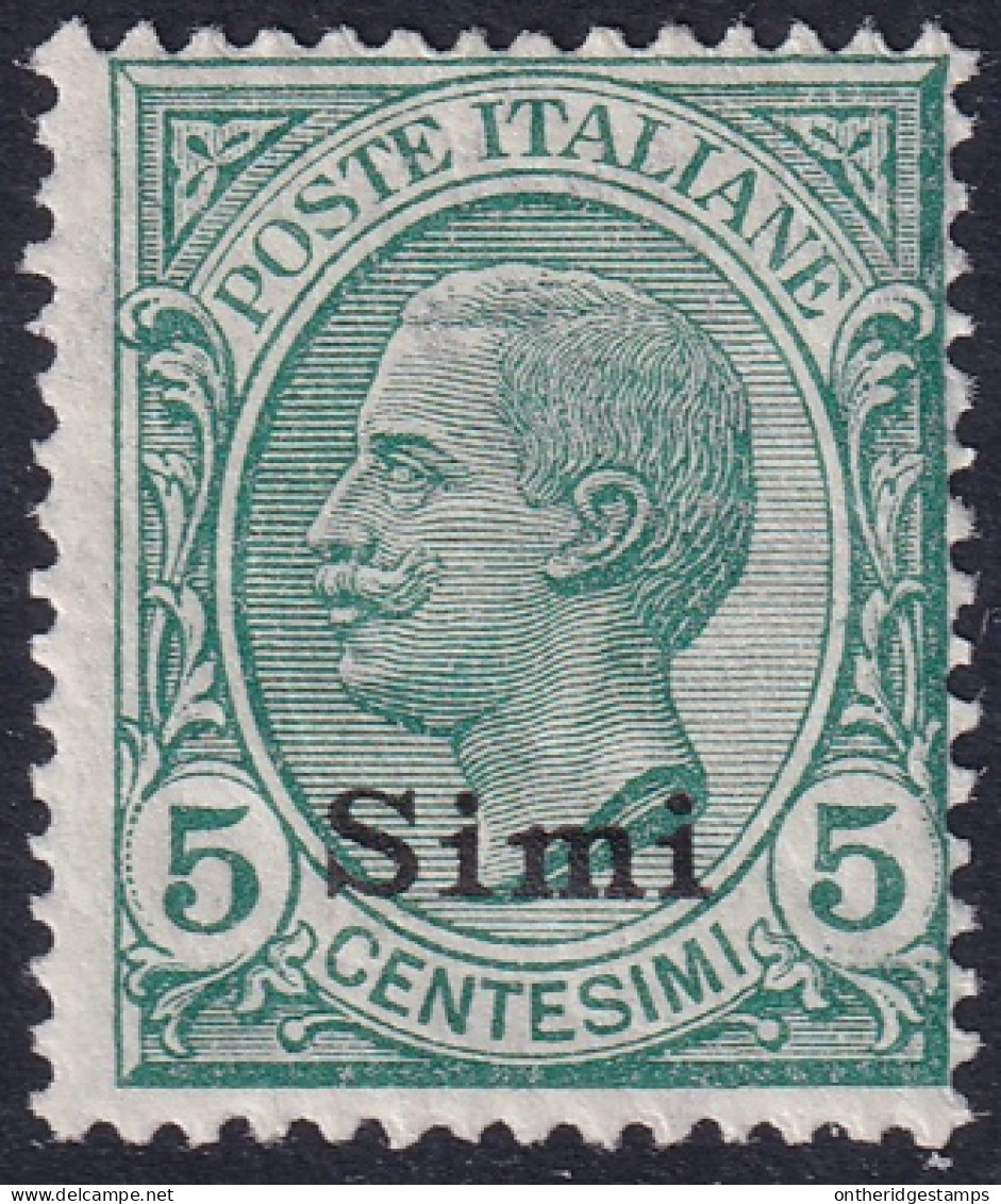 Italy Aegean Simi 1912 Sc 2 Egeo Sa 2 MLH* Crazed Gum - Ägäis (Simi)