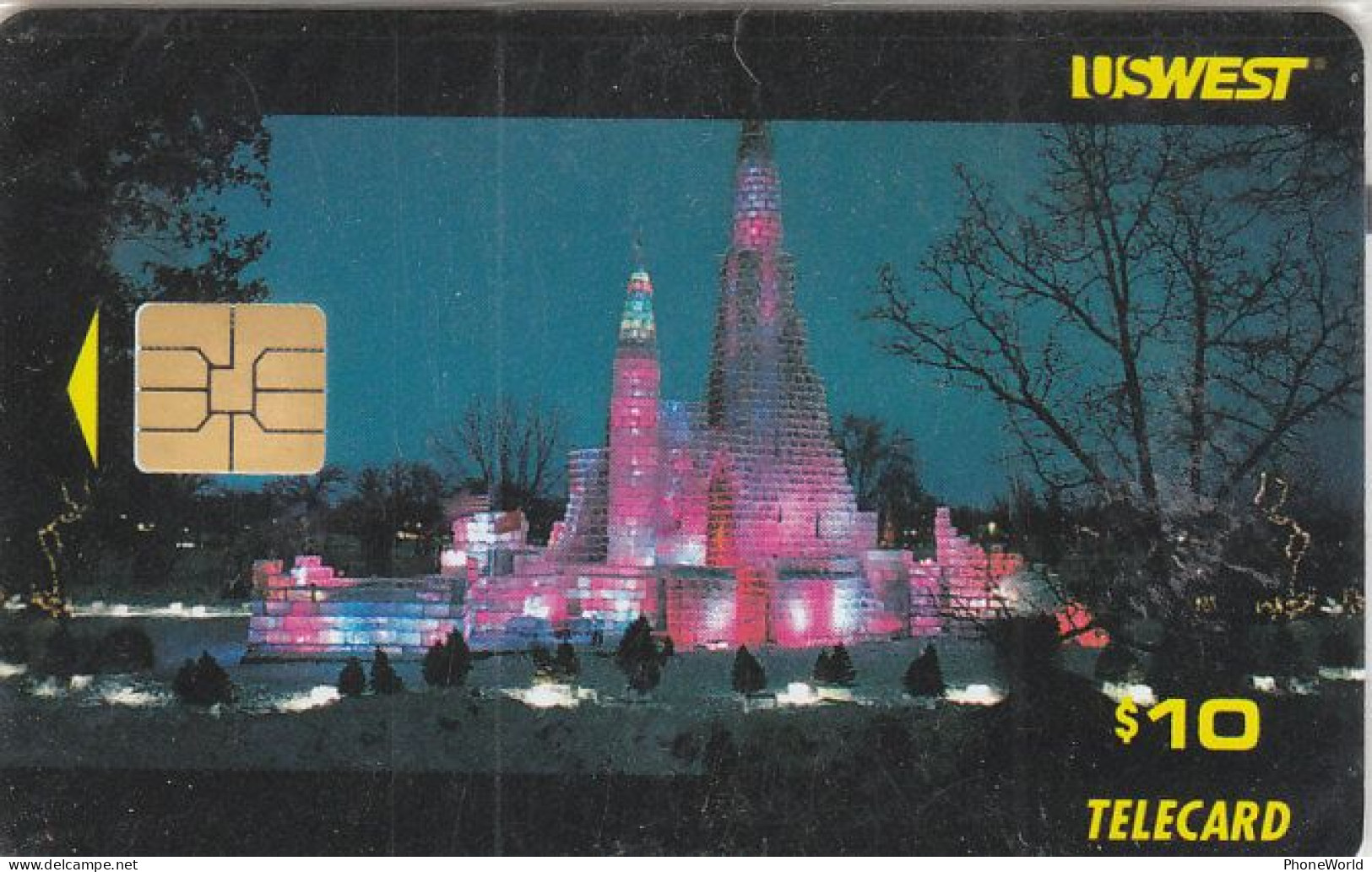 US West 1995, Ice Palace St. Paul's Winter Carnival , Mint In Blister - [2] Chip Cards