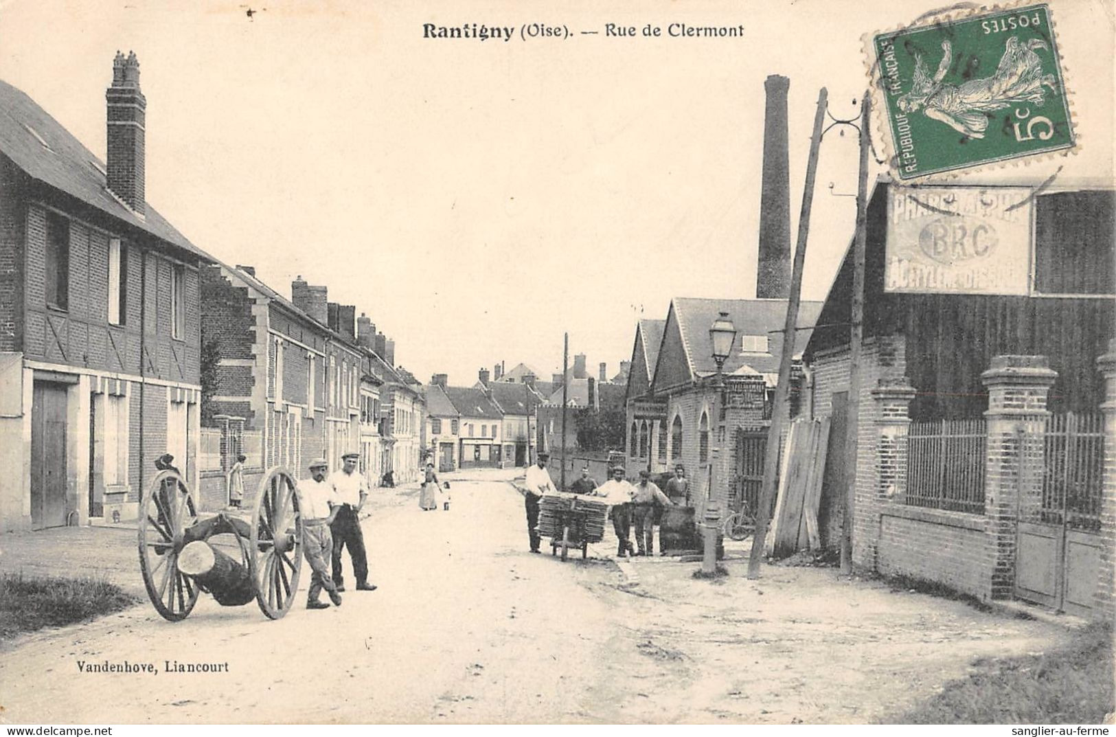 CPA 60 RANTIGNY / RUE DE CLERMONT - Other & Unclassified