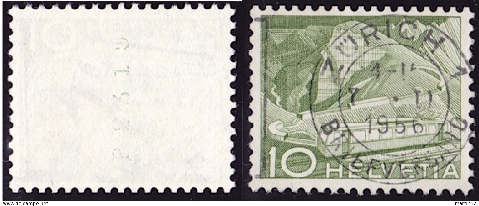 Schweiz Suisse 1949: Rolle/Coil/Rouleau + N°# P8315 R Zu 299RM02 Mi 531RII Yv 483 Voll-o ZÜRICH 1.II.1956 (Zu CHF 5.50) - Francobolli In Bobina