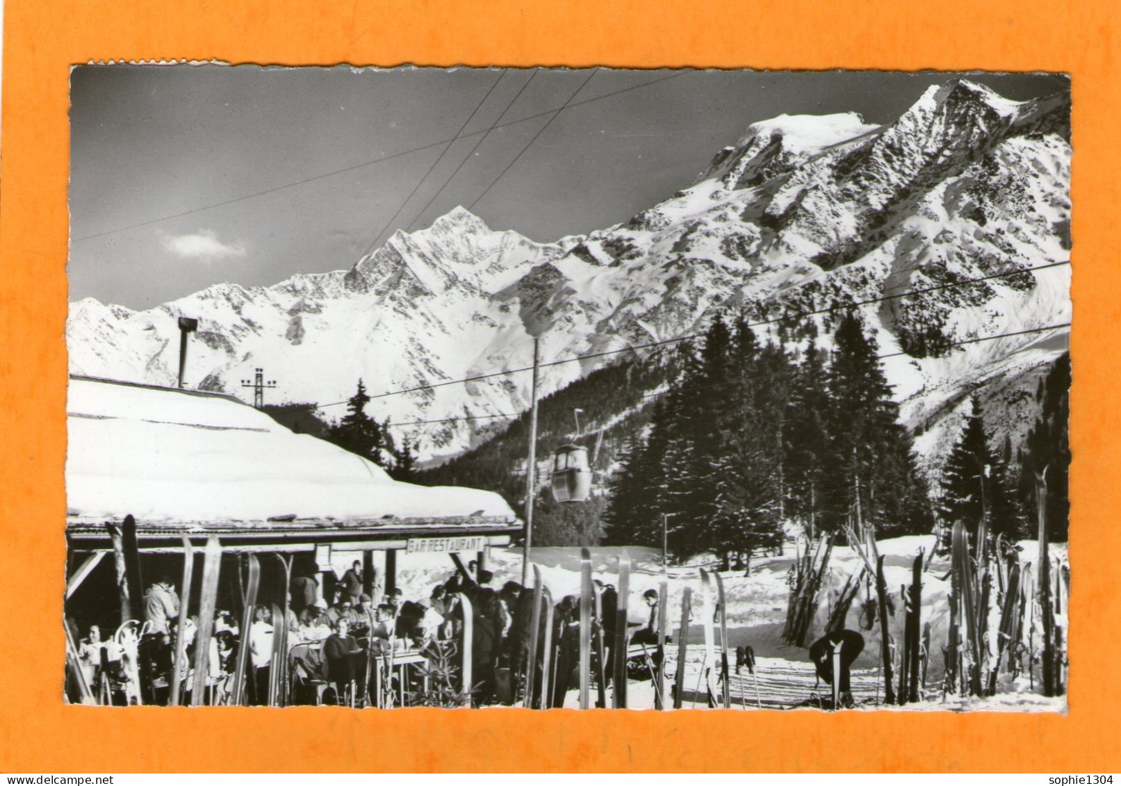 LES CONTAMINE-MONTJOIE - Le Chalet De L'Etape - Le Télé-Bennes Et La Chaîne Des Miages - 1963 - - Contamine-sur-Arve