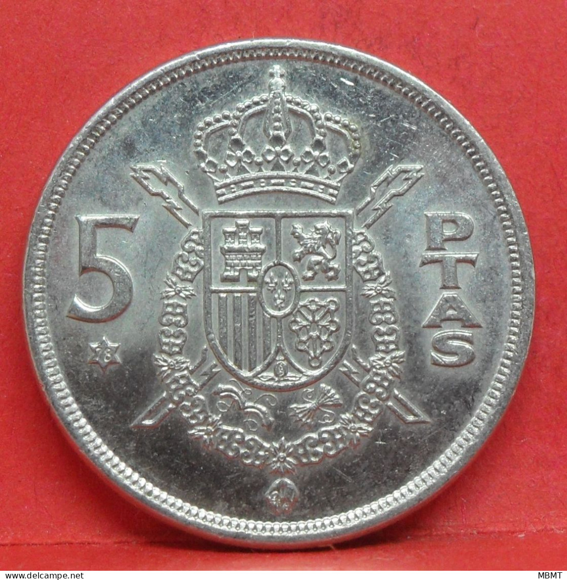 5 Pesetas 1975 étoile 78 - SUP - Pièce Monnaie Espagne - Article N°2372 - 5 Pesetas