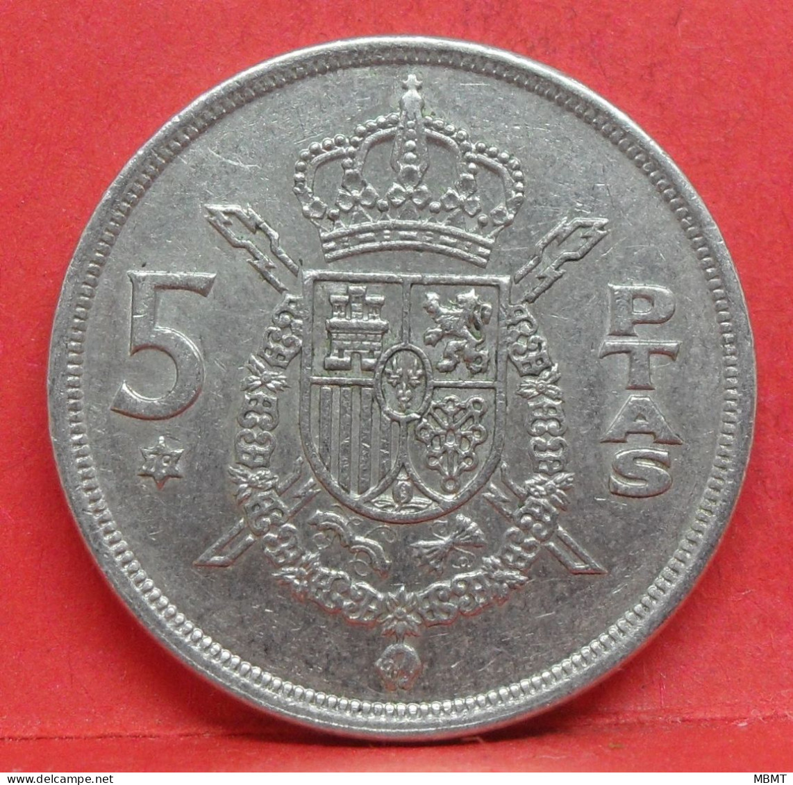 5 Pesetas 1975 étoile 79 - TTB - Pièce Monnaie Espagne - Article N°2374 - 5 Pesetas
