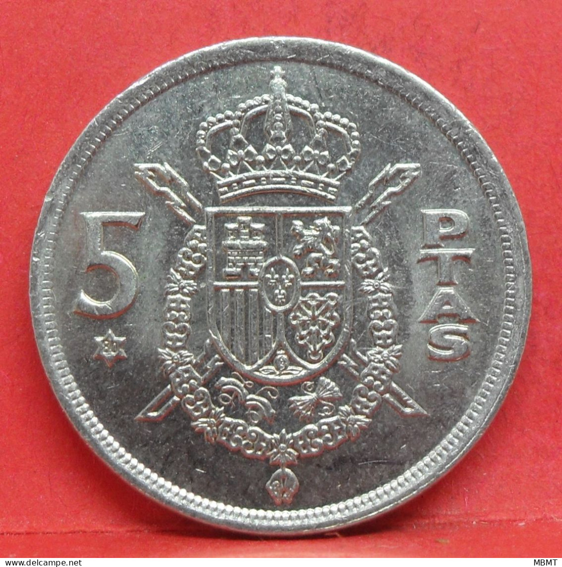 5 Pesetas 1975 étoile 80 - SUP - Pièce Monnaie Espagne - Article N°2378 - 5 Pesetas