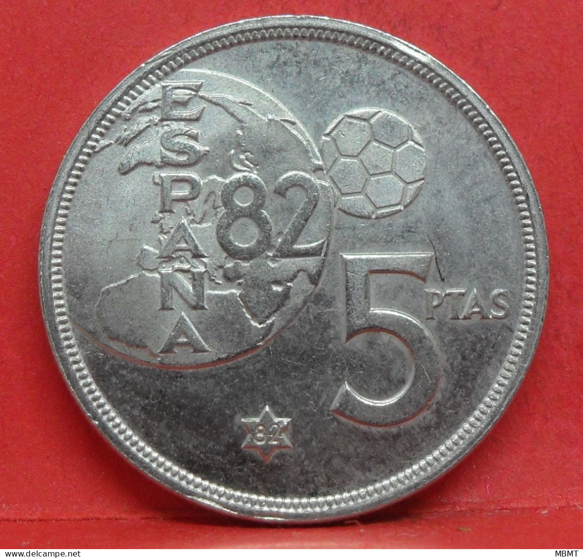 5 Pesetas 1980 étoile 82 - SUP - Pièce Monnaie Espagne - Article N°2384 - 5 Pesetas