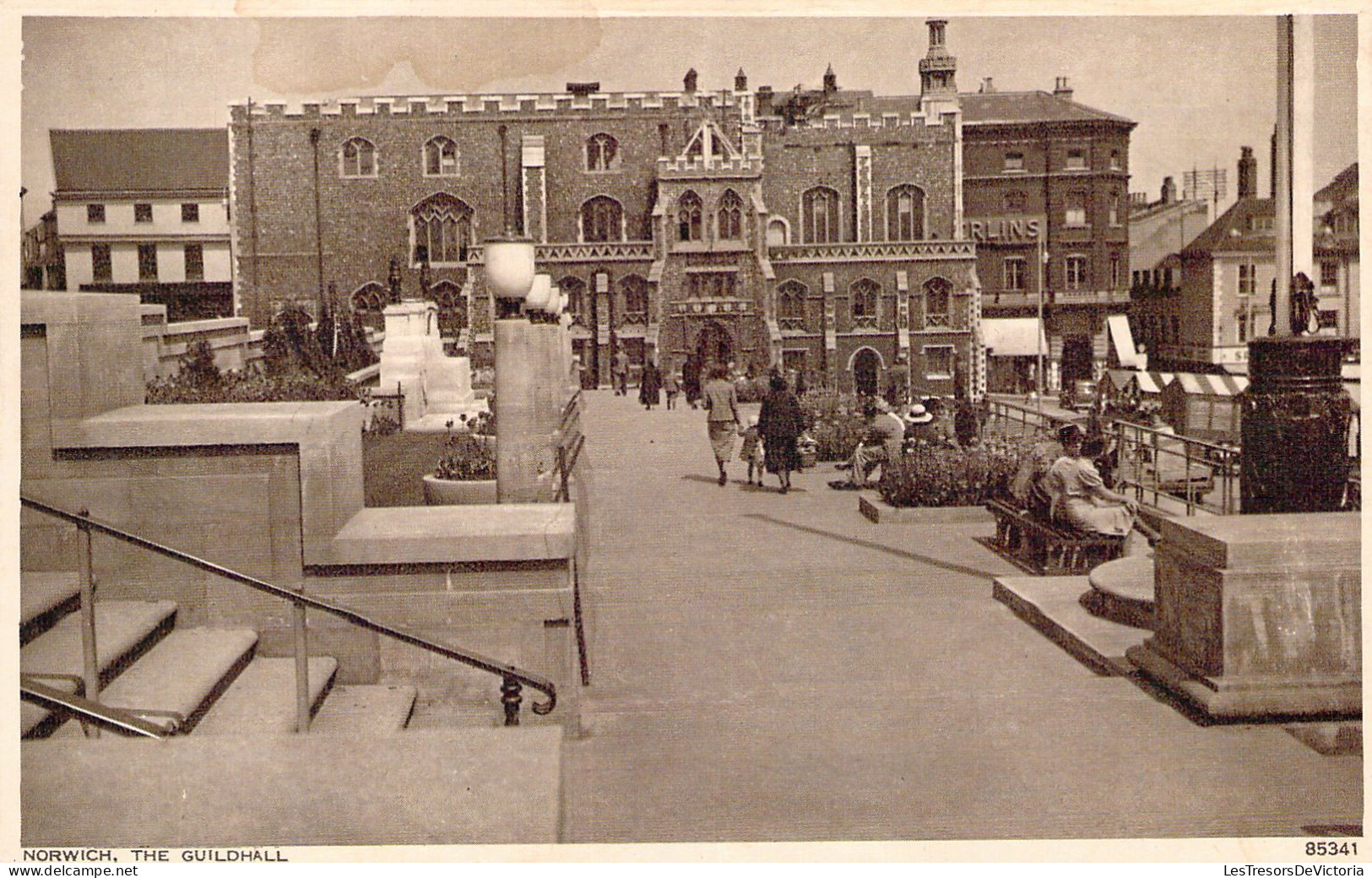 ENGLAND - Norwich - The Guildhall - Carte Postale Ancienne - Andere & Zonder Classificatie