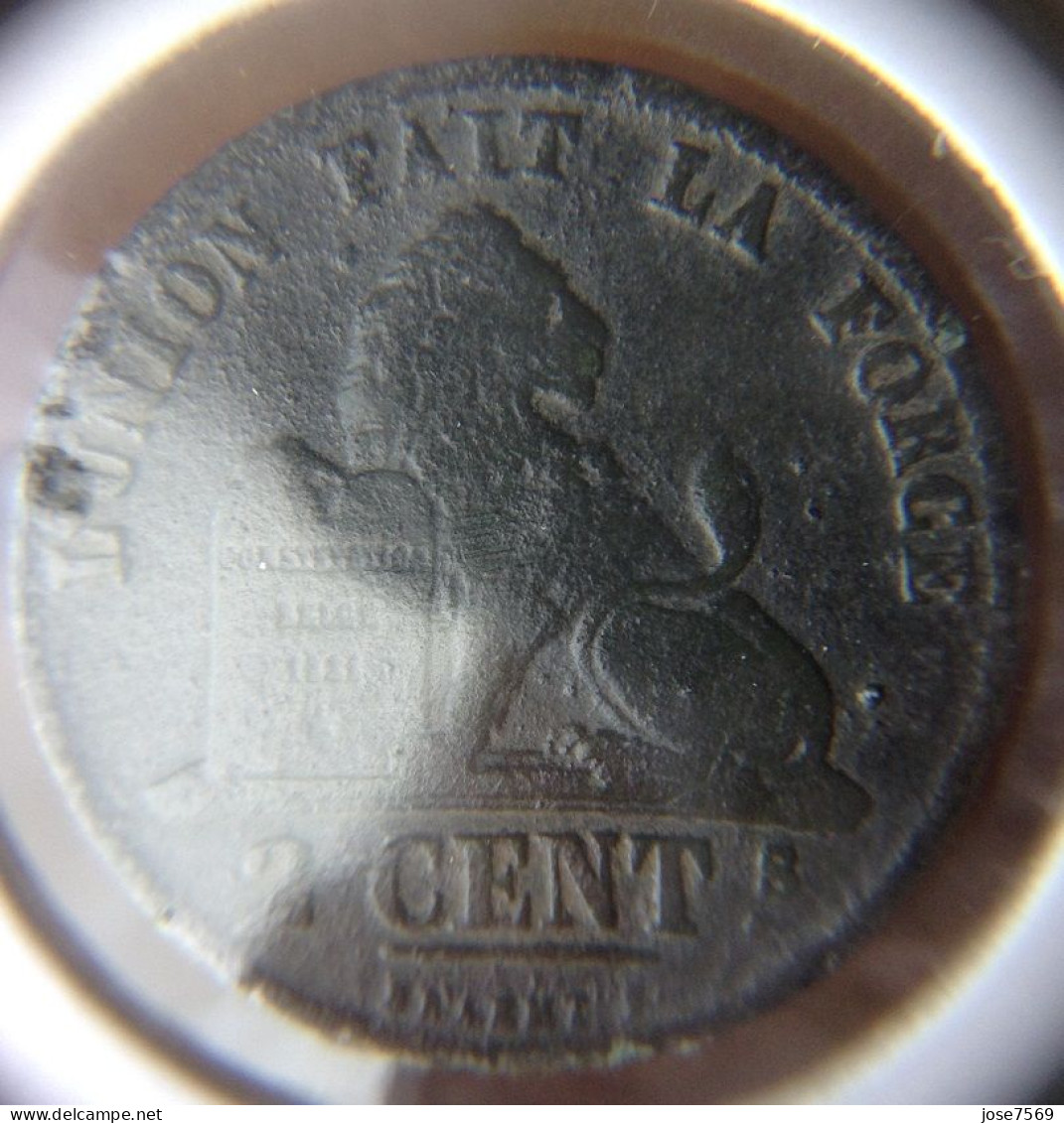 België Leopold I 2 Cent 1849. (Morin 98) - 2 Centimes