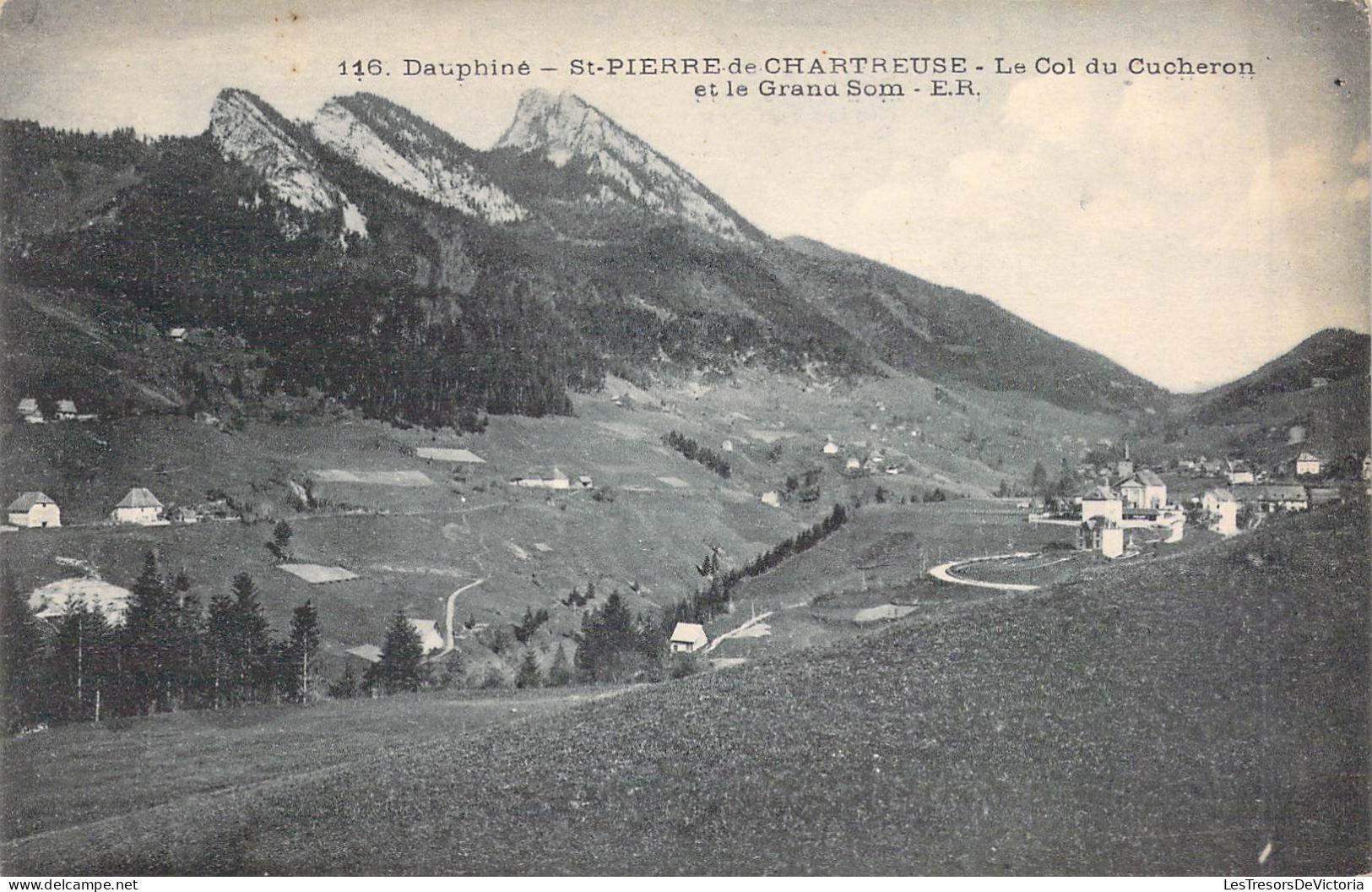 FRANCE - 38 - ST PIERRE DE CHARTREUSE - Le Col Du Cucheron Et Le Grand Som - E R  - Carte Postale Ancienne - Andere & Zonder Classificatie