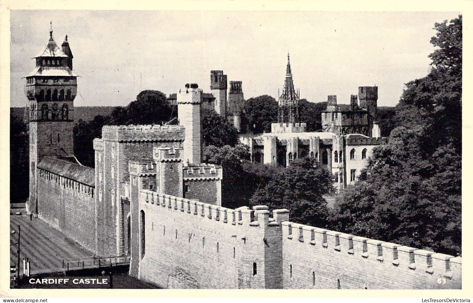 WALES - CARDIFF - Castle - Carte Postale Ancienne - Glamorgan