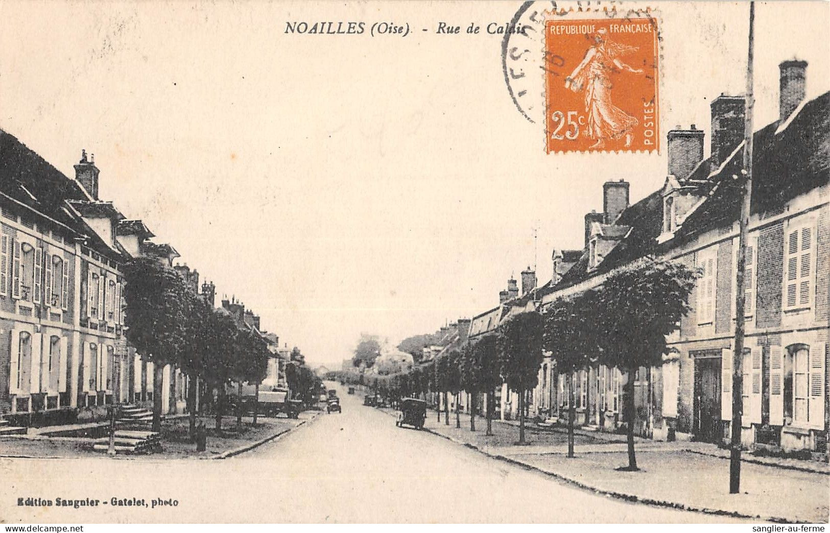 CPA 60 NOAILLES RUE DE CALAIS - Other & Unclassified