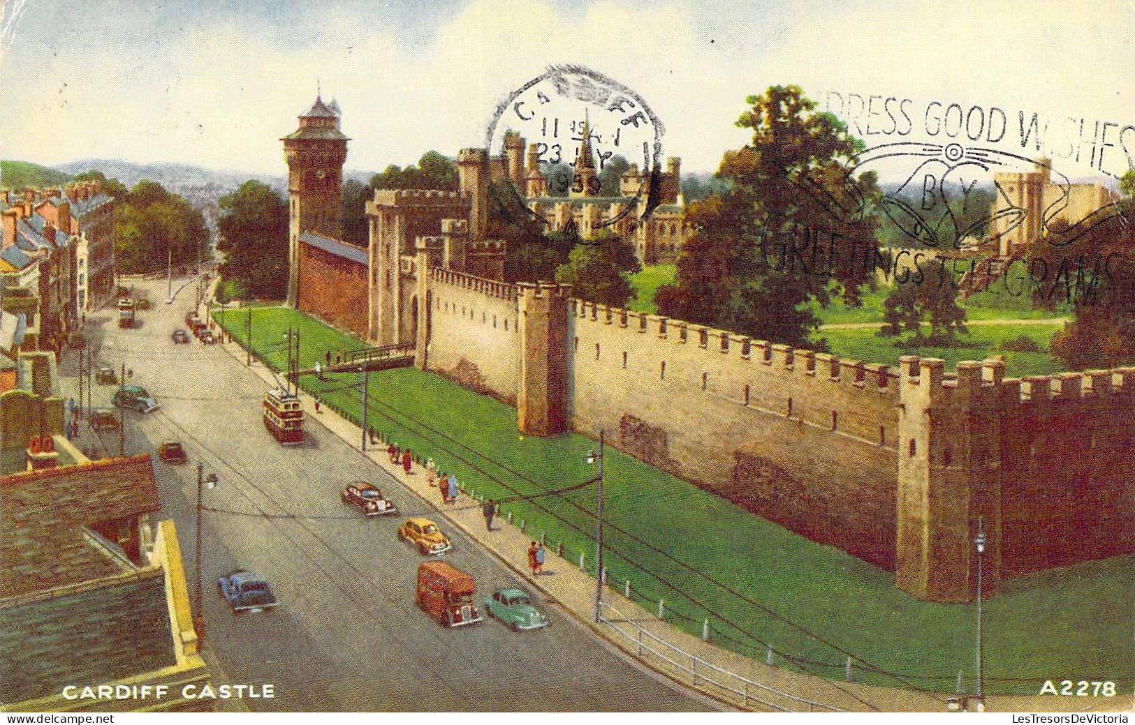 WALES - CARDIFF Castle - Carte Postale Ancienne - Glamorgan