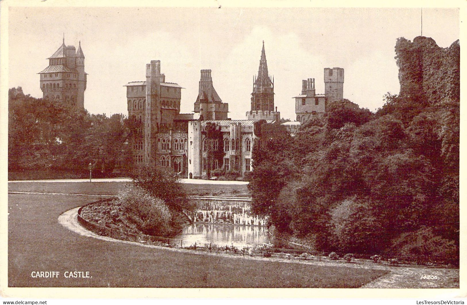 WALES - CARDIFF Castle - Carte Postale Ancienne - Glamorgan