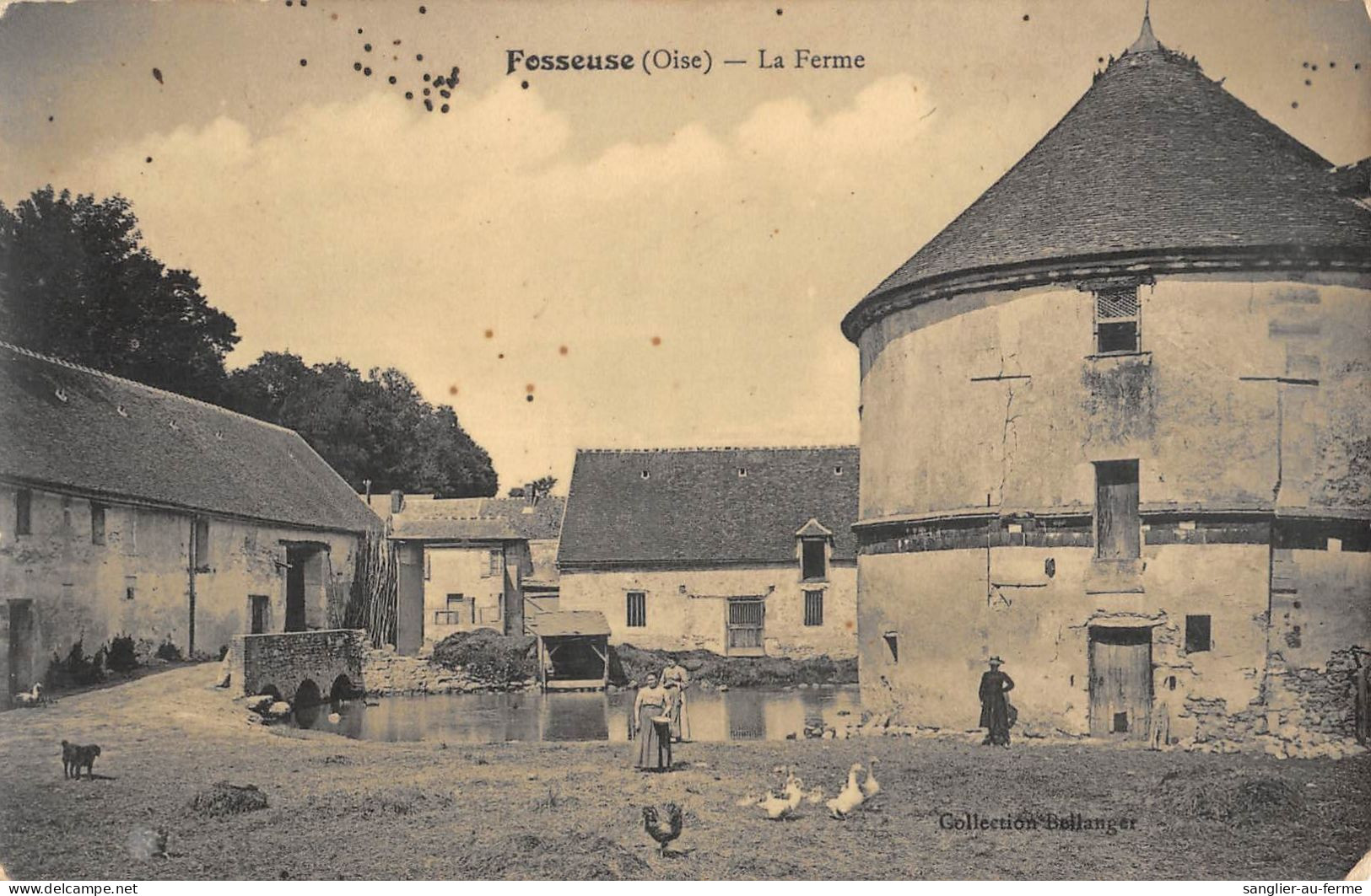 CPA 60 FOSSEUSE / LA FERME - Autres & Non Classés