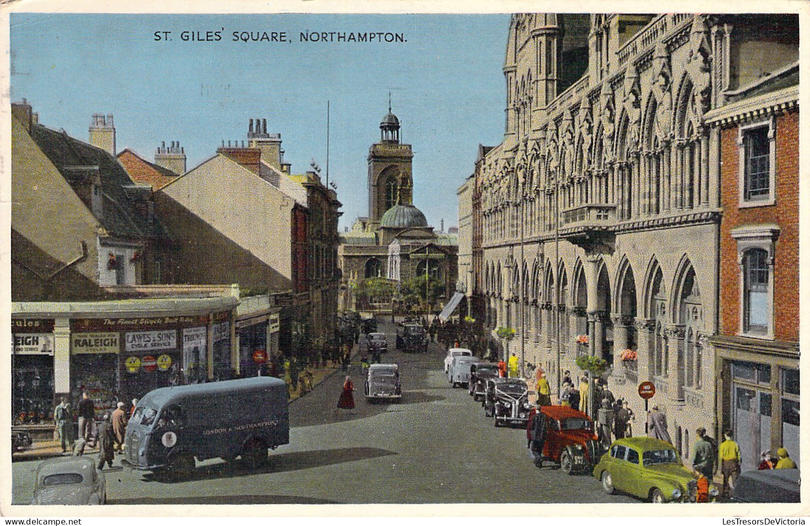 ENGLAND - St Giles'Square - Northampton - Carte Postale Ancienne - Northamptonshire