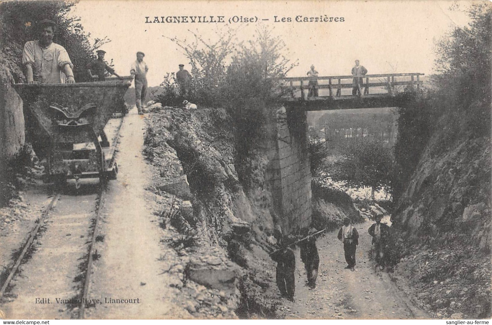 CPA 60 LAIGNEVILLE / LES CARRIERES - Autres & Non Classés