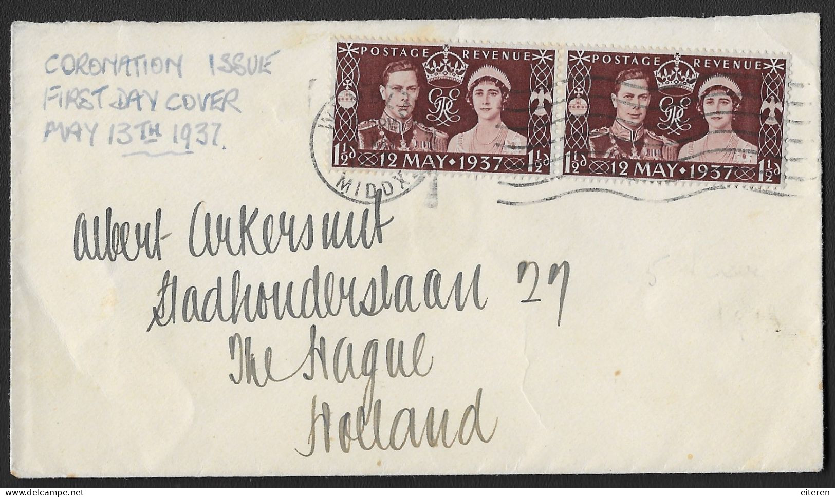 1937 - Coronation Issue - Mi 197 - Yv 223 - ....-1951 Vor Elizabeth II.