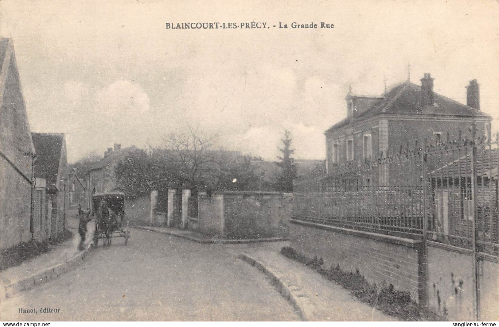 CPA 60 BLAINCOURT LES PRECY / LA GRANDE RUE - Sonstige & Ohne Zuordnung