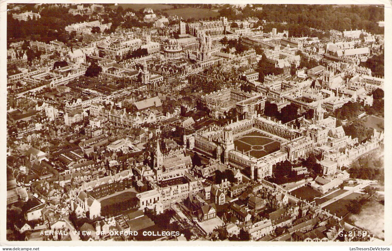 ENGLAND - OXFORD - Aerial View Of Oxford Colleges - Carte Postale Ancienne - Oxford