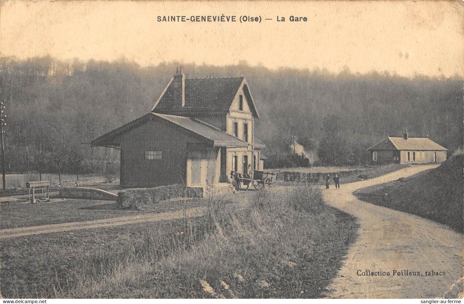 CPA 60 SAINTE GENEVIEVE / LA GARE - Sonstige & Ohne Zuordnung