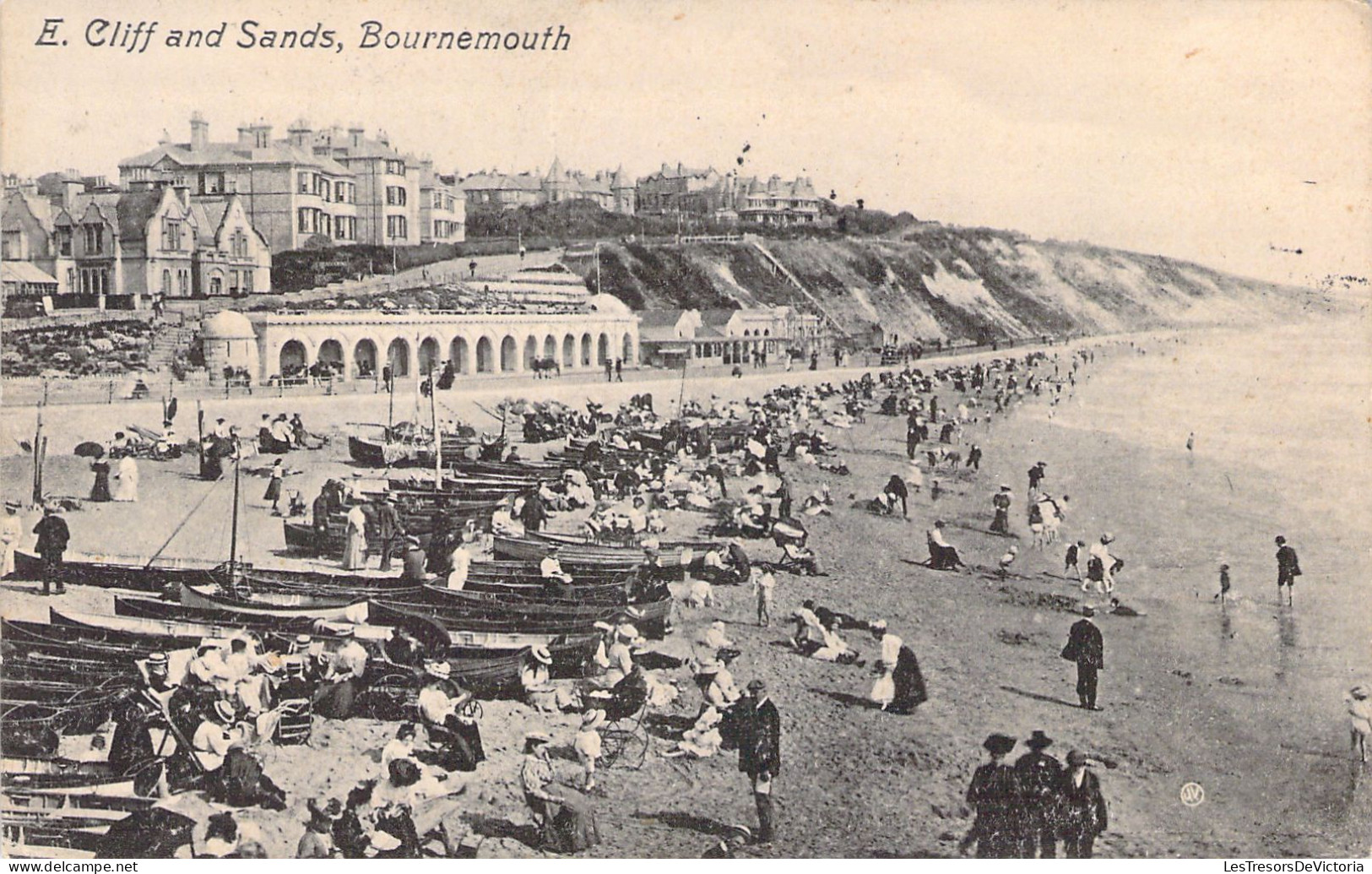 ENGLAND - BOURNEMOUTH - E Cliff And Sands- Carte Postale Ancienne - Bournemouth (a Partire Dal 1972)